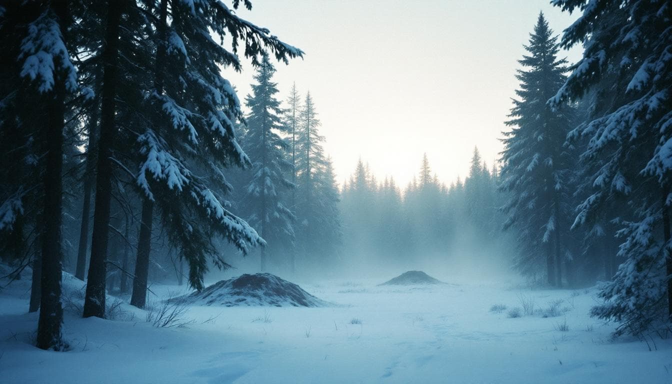 La rivière Dungarvon en hiver — les camps de bûcherons ont disparu, le cri reste