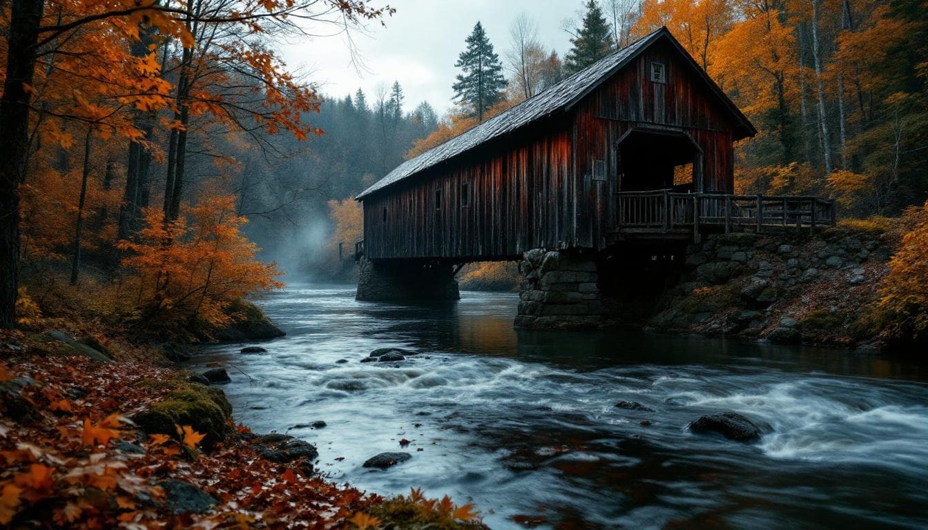 Le pont qui saigne — illustration