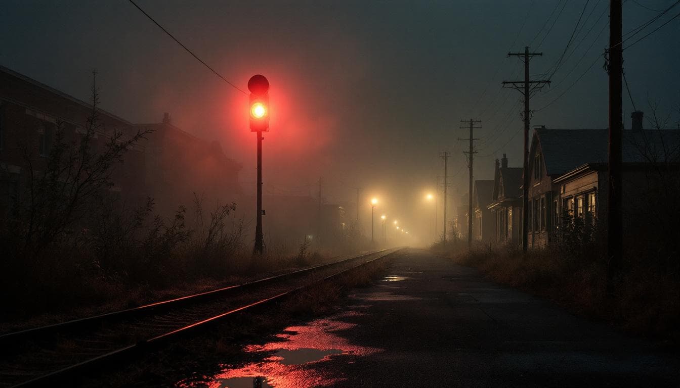 Le train fantôme de Moncton — illustration